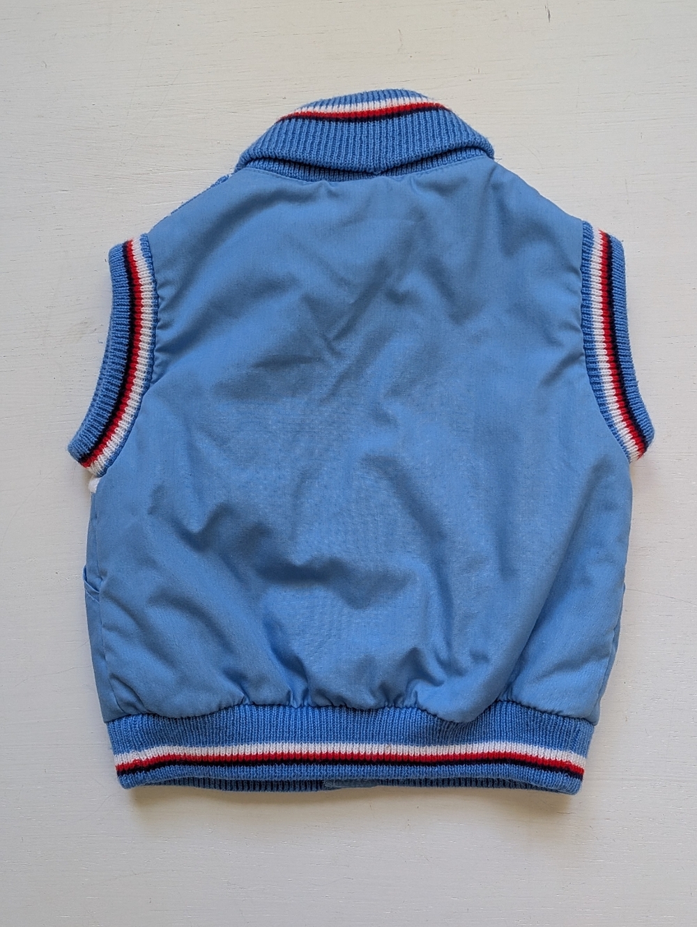 Vintage Light Blue Penguin Vest 18 Months - Picture 2 of 10